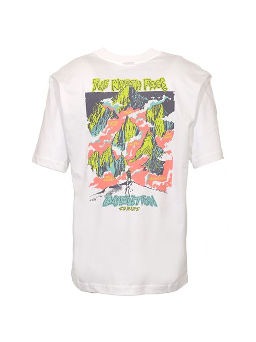 T-shirt oversize Expedition Celebration in cotone Bianco The North Face | NF0A8E3CFN41